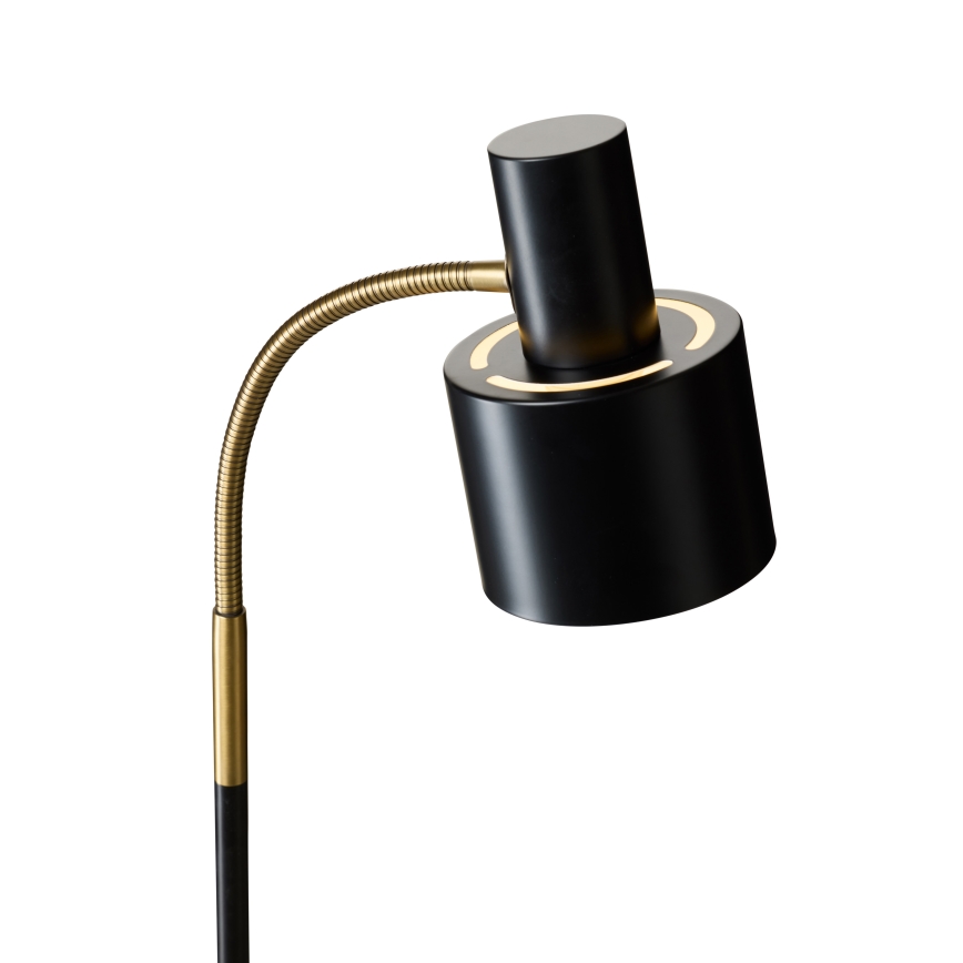 Halo Design 746866 - Lámpara de pie VOGUE 1xE27/40W/230V negra/latón