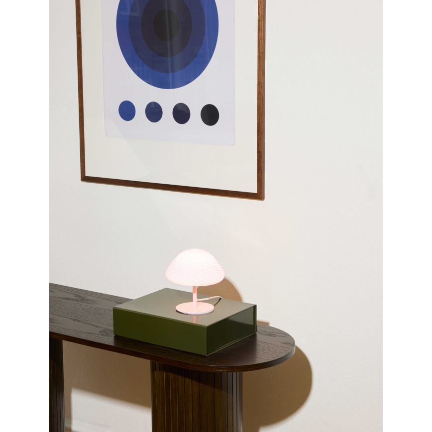 Halo Design 747047 - Lámpara de mesa CANDY MINI MUSH 1xG9/25W/230V diámetro 17 cm rosa