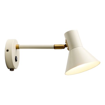 Halo Design 747443 - Aplique de pared STYLE 1xE14/25W/230V crema/latón