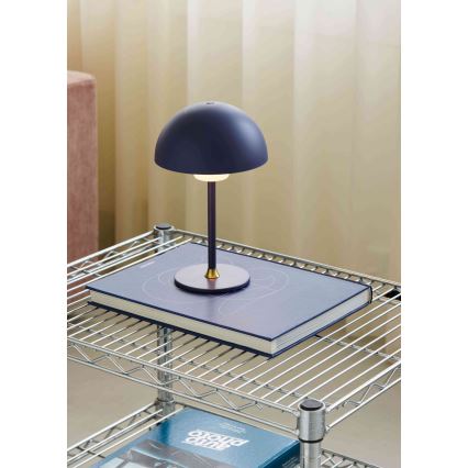 Halo Design 747603 - Lámpara de sobremesa recargable LED regulable MOON LIGHT LED/2,7W/2600 mAh azul