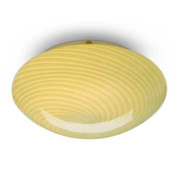 Halo Design 748747 - Lámpara de techo CANDY 1xE27/40W/230V diámetro 30 cm verde/latón