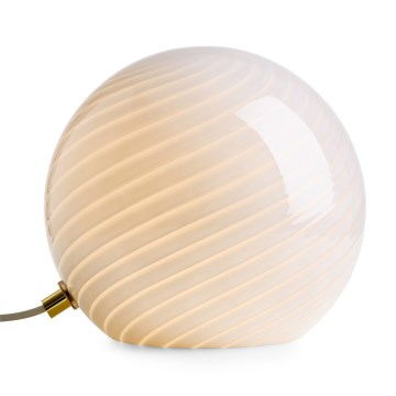 Halo Design 748785 - Lámpara de mesa CANDY 1xE14/25W/230V diámetro 20 cm color crema