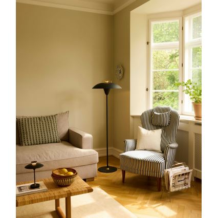 Halo Design 748976 - Lámpara de pie STEPP 1xE27/28W/230V negra/latón