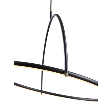 Halo Design 749539 - Lámpara colgante LED regulable con cable TILT LED/40W/230V, diámetro 40 cm, negra