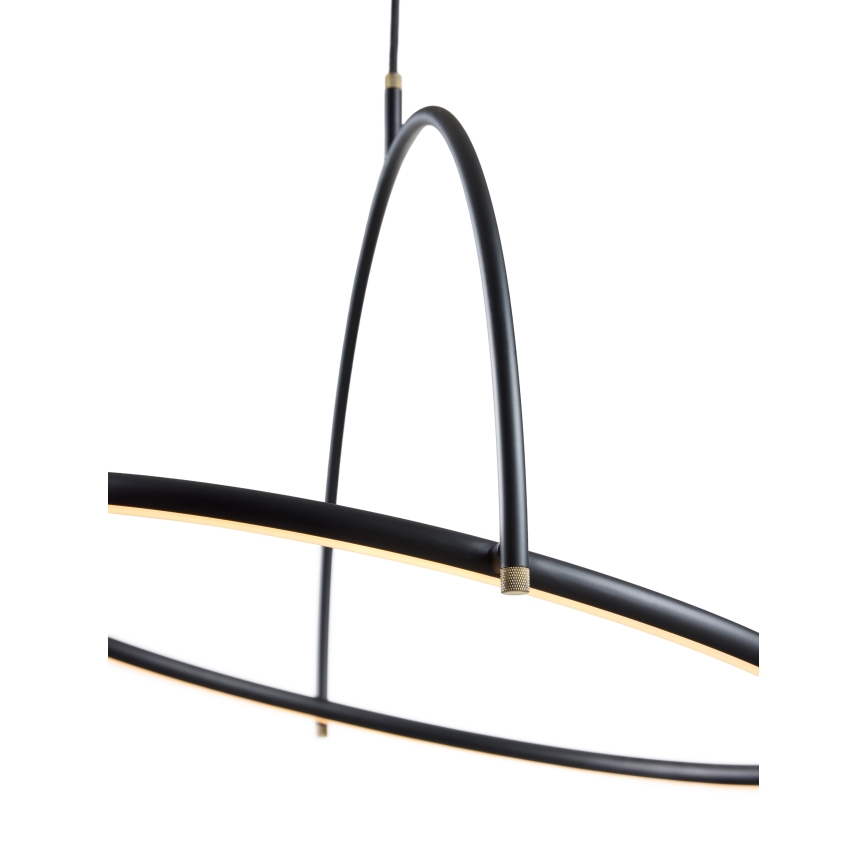 Halo Design 749539 - Lámpara colgante LED regulable con cable TILT LED/40W/230V, diámetro 40 cm, negra