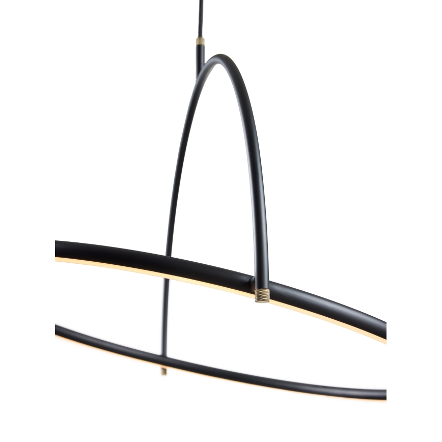 Halo Design 749546 - Lámpara colgante LED regulable con cable TILT LED/40W/230V diámetro 60 cm negra