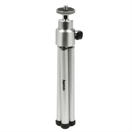 Hama - Minitrípode metálico para cámaras de 21 cm