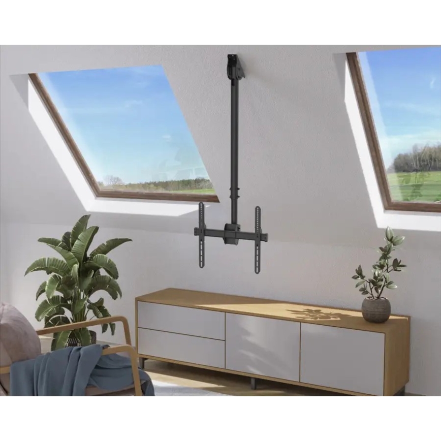 Hama - Soporte de techo para TV giratorio 32-65 negro