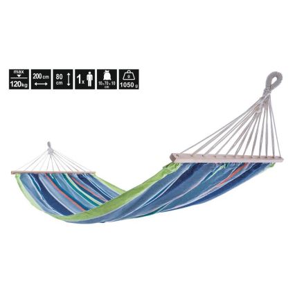 Hamaca 200 x 80 cm azul