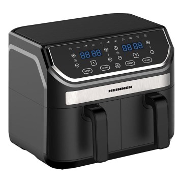 Heinner HAF-KDB1700BK - Freidora de aire dual 8,5 l 1700W/230V negra