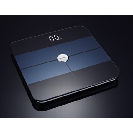 Heinner HBS-BTH180BK - Báscula personal digital 2xAAA negra/azul