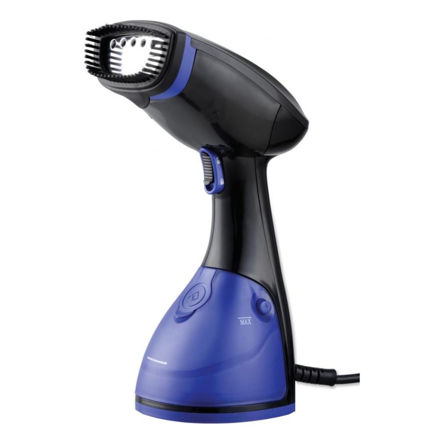 Heinner HGS-1600BK - Vaporizador portátil de prendas 1600W/230V negro/azul
