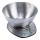 Heinner HKS-5SS - Báscula digital de cocina con cuenco, 2×AAA, acero inoxidable