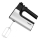 Heinner HM-500BKSS - Batidora de mano 500W/230V cromo mate/negro