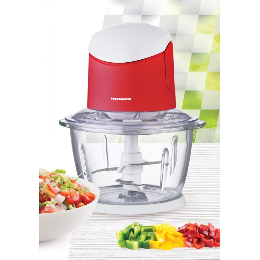 Heinner HMC-K500WHR - Picadora 500W/230V roja
