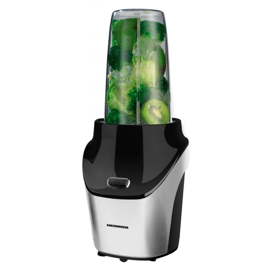 Heinner HSB-T1000SS - Batidora Nutri Smoothie 1000 W/230 V cromo mate/negro