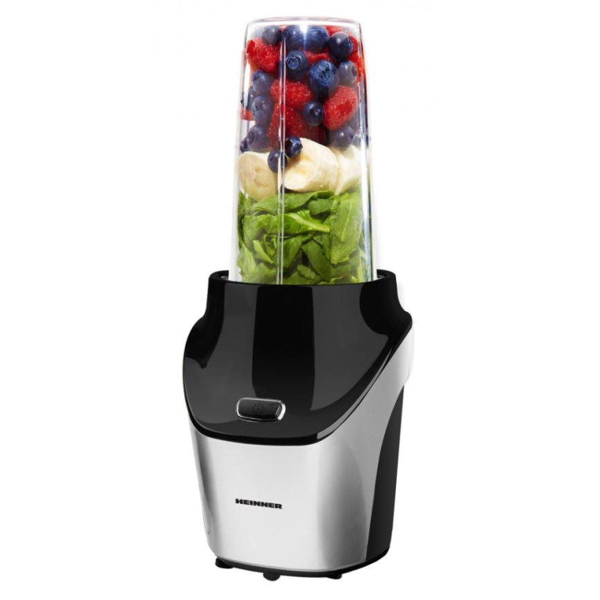 Heinner HSB-T1000SS - Batidora Nutri Smoothie 1000 W/230 V cromo mate/negro