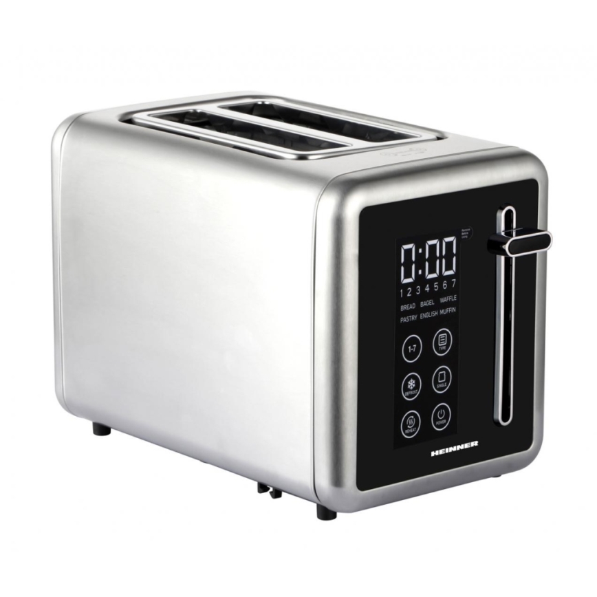 Heinner HTP-DD900BKSS - Tostadora digital 900W/230V acero inoxidable