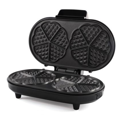 Heinner HWF-1000CR - Gofrera 1000W/230V negra/oro rosa