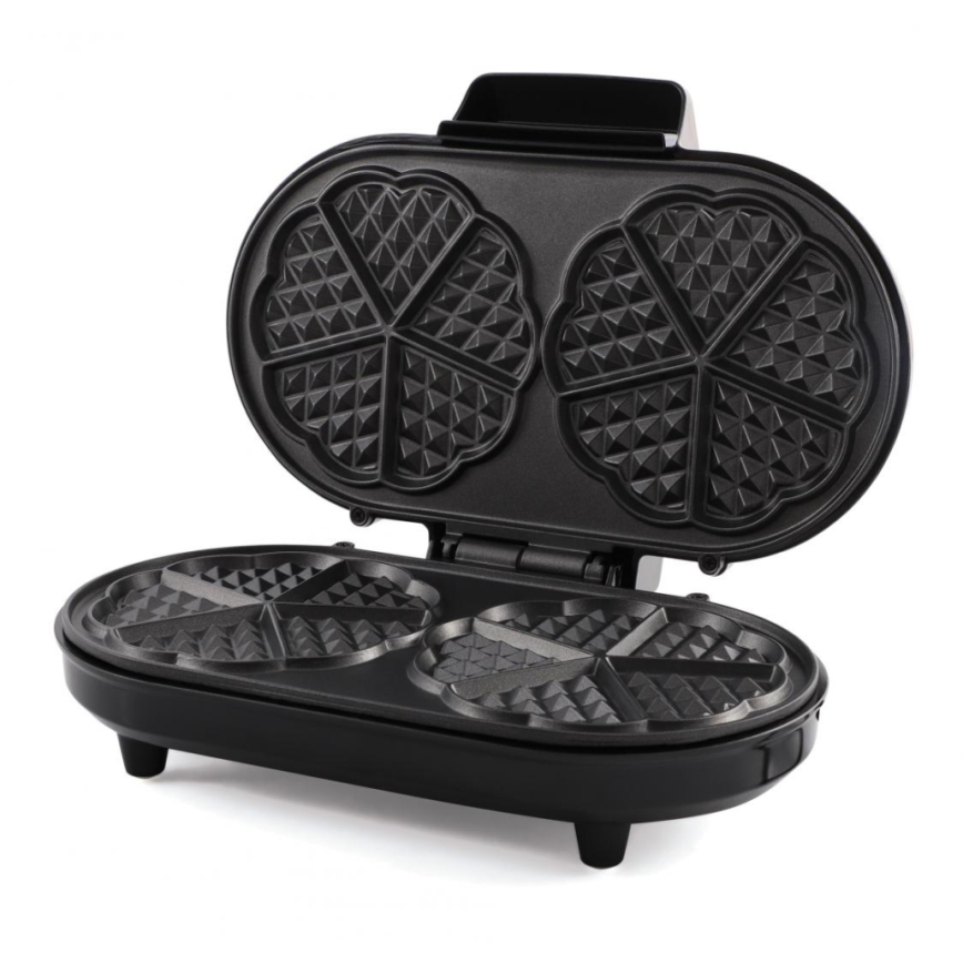 Heinner HWF-1000CR - Gofrera 1000W/230V negra/oro rosa