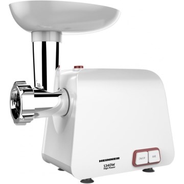 Heinner MG-1340WH - Picadora de carne 1340W/230V blanca