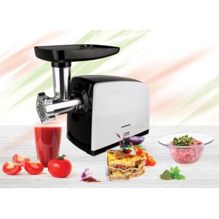 Heinner MG-2100BKWH - Picadora de carne 2100W/230V negro/blanco