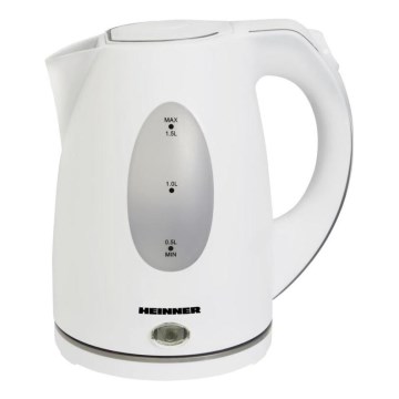 Heinner PF-47 - Hervidor eléctrico 1,5 l 2200W/230V blanco
