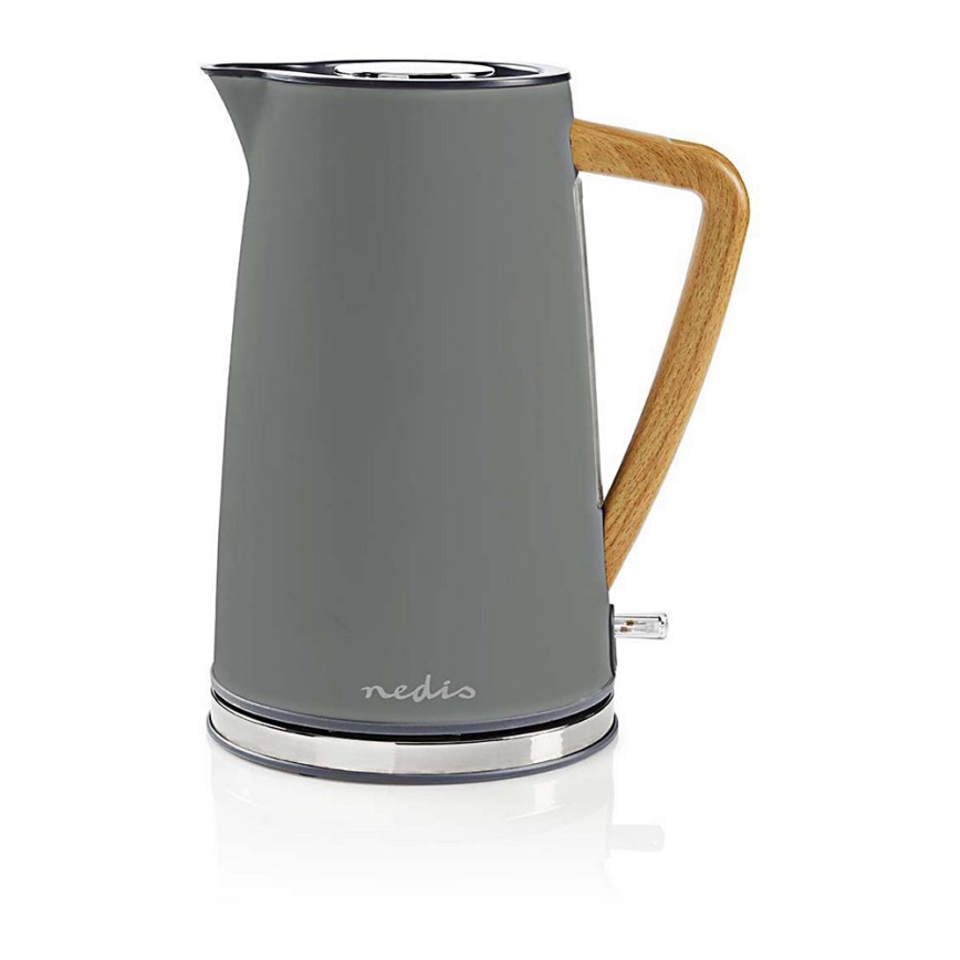 Hervidor de agua 1,7 l 1850-2200W/230V gris