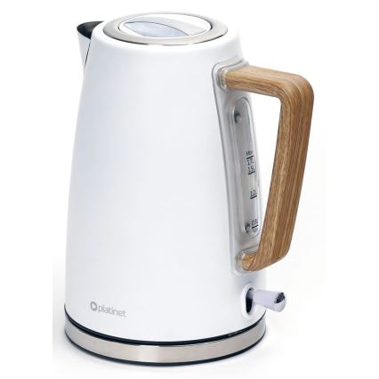 Hervidor eléctrico 1,7 l 2400W/230V acero inoxidable/blanco