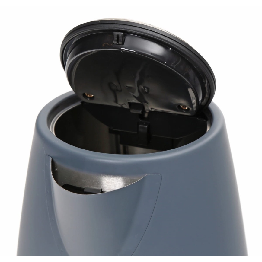 Hervidor eléctrico 1,7 l 2400W/230V acero inoxidable/gris