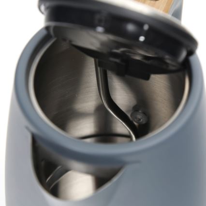 Hervidor eléctrico 1,7 l 2400W/230V acero inoxidable/gris