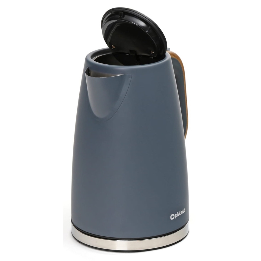 Hervidor eléctrico 1,7 l 2400W/230V acero inoxidable/gris