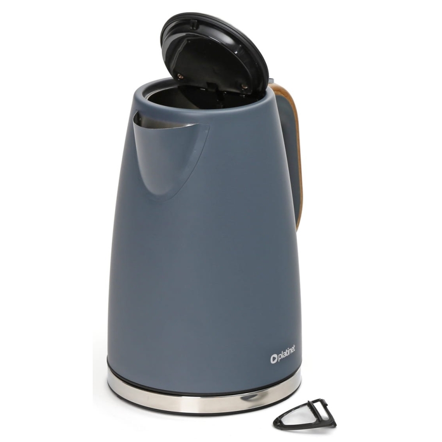 Hervidor eléctrico 1,7 l 2400W/230V acero inoxidable/gris