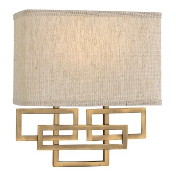 Hinkley - Aplique de pared LANZA 2xE14/40W/230V acabado en bronce