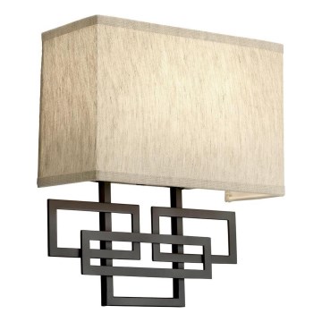 Hinkley - Aplique de pared LANZA 2xE14/40W/230V acabado en bronce