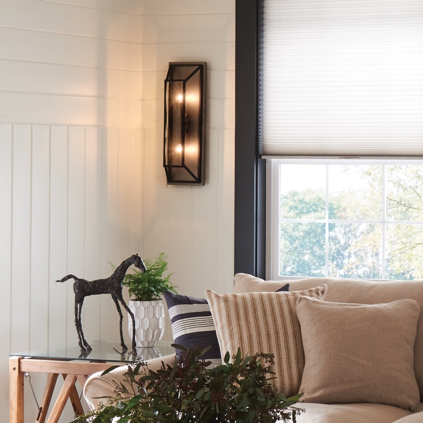 Hinkley - Aplique FU LIGHTON 2xE14/60W/230V marrón/negro