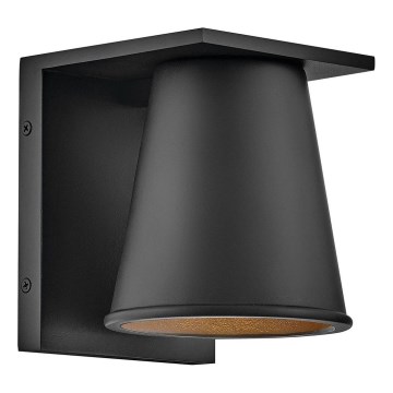 Hinkley - Aplique LED para exterior HANS 1xGU10/8W/230V IP44 negro