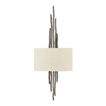 Hinkley - Aplique SPYRE 2xE14/60W/230V gris
