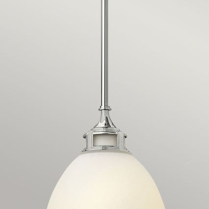 Hinkley - Lámpara colgante AMELIA 1xE27/60W/230V cromo brillante