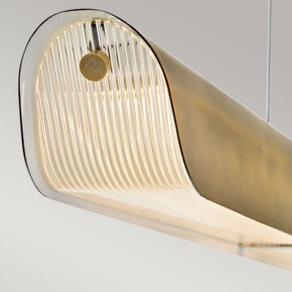 Hinkley - Lámpara colgante ARCO LED/43W/230V 3000K dorada