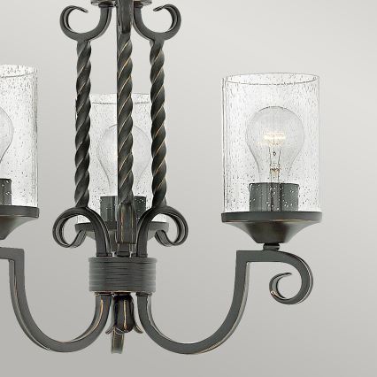 Hinkley - Lámpara colgante con cadena CASA 3xE27/60W/230V