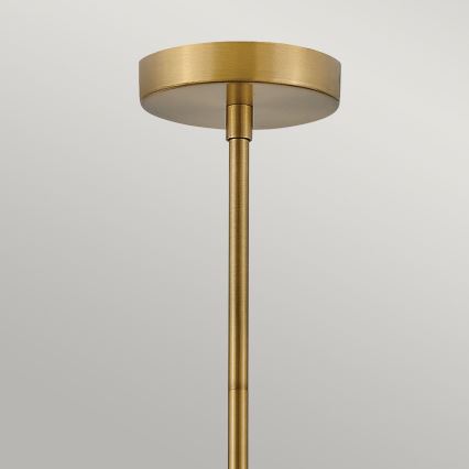 Hinkley - Lámpara colgante con barra CEDRIC 2xE27/60W/230V Ø 33 cm oro/negro