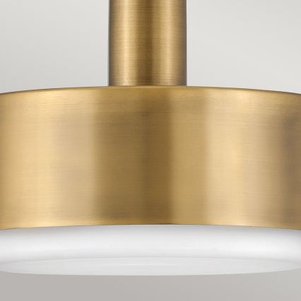 Hinkley - Lámpara colgante CEDRIC 2xE27/60W/230V diá. 33 cm latón
