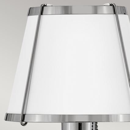 Hinkley - Aplique CLARKE 1xE27/40W/230V cromo brillante/blanco