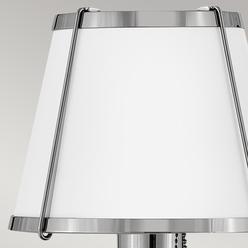 Hinkley - Aplique CLARKE 1xE27/40W/230V cromo brillante/blanco