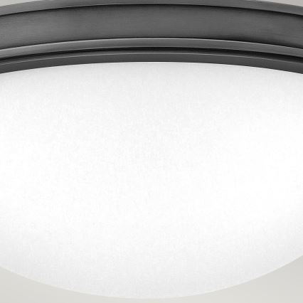 Hinkley - Lámpara de techo COLLIER 2xE27/40W/230V Ø 34,6 cm negra