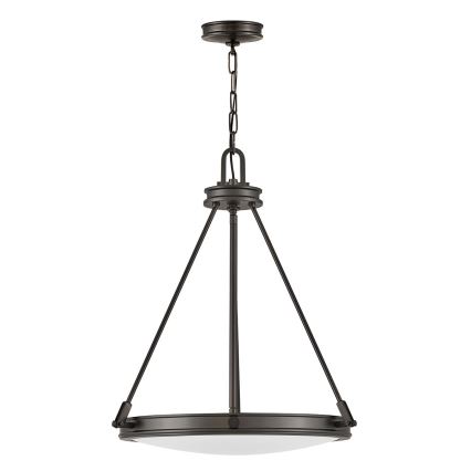 Hinkley - Lámpara colgante con cadena COLLIER 4xE14/40W/230V, Ø 54,3 cm, negra