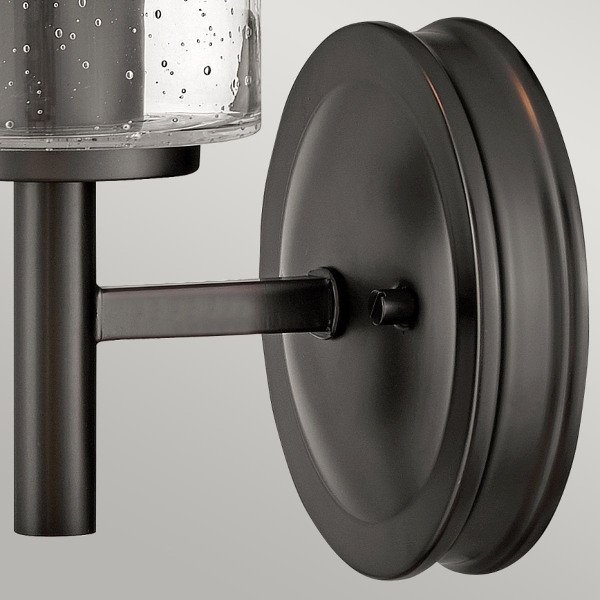 Hinkley - Aplique de pared COLLIER 1xE27/60W/230V negro