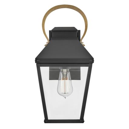 Hinkley - Aplique de exterior DAWSON 1xE27/60W/230V IP44 negro