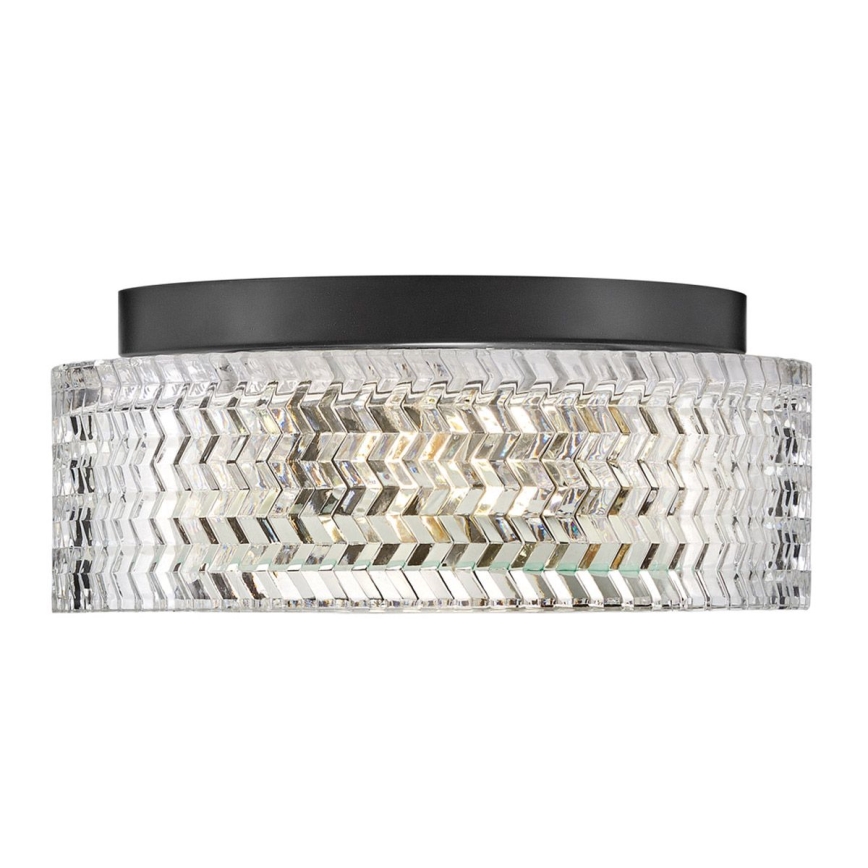 Hinkley - Plafón ELLE 2xE27/60W/230V diá. 30,5 cm negro